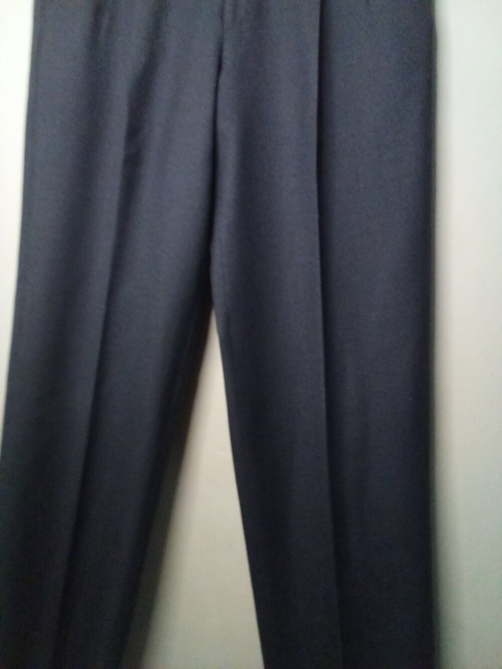 Hart Schaffner Marx Pants Men 34 x 31 Pleats Trousers Check Gray - Picture 7 of 16